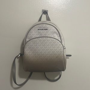 Michael Kors Gradient Backpack, caramel to ash grey